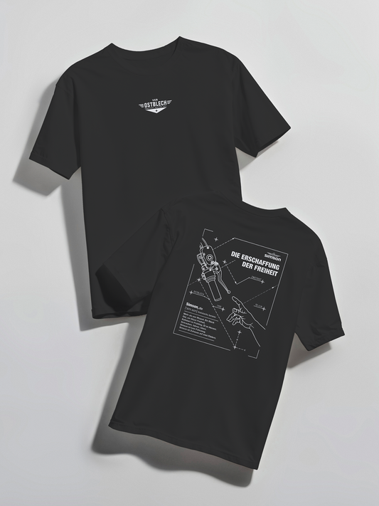 T-Shirt "Die Erschaffung der Freiheit" | Simson | Schwarz