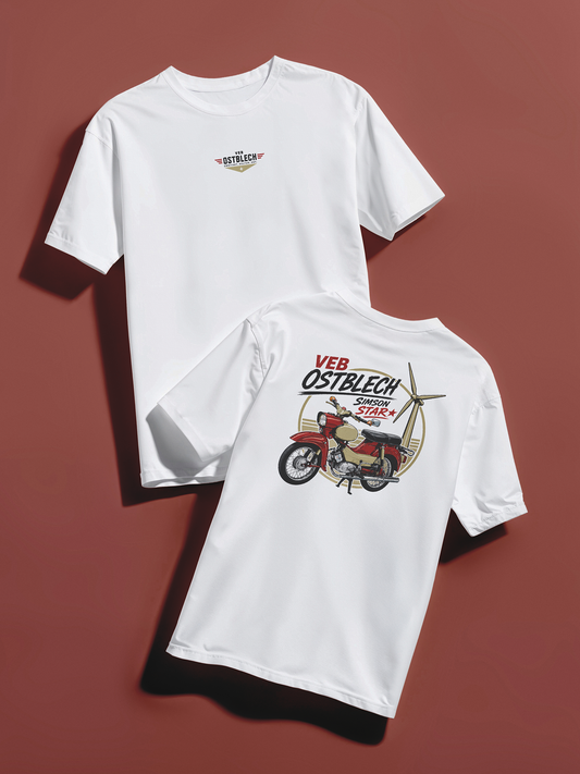 T-Shirt "Star" | Simson Star | Weiß